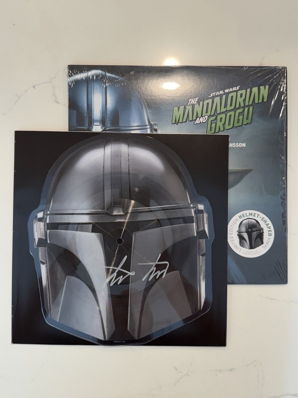 Ludwig Göransson Signed The Mandalorian and Grogu 10" Picture Disc Die-Cut Vinyl